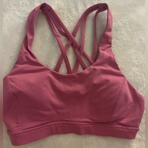 Lululemon Sonic Pink  sports bra